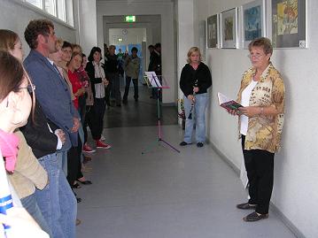 Frau Schönfeld in ihrem Element